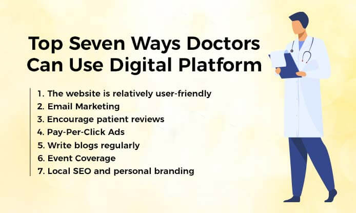 Top Seven Ways Doctors Can Use Digital Platforms